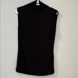 Babaton ablack Ribbed Turtleneck Sleeveless